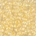 6-273:  HALF PACK 6/0 Light Yellow Lined Crystal AB  Miyuki Seed Bead approx 125 grams - 6-273_1/2pk