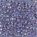 6-274:  HALF PACK 6/0 Amethyst Lined Crystal AB  Miyuki Seed Bead approx 125 grams - 6-274_1/2pk