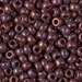 6-313:  HALF PACK 6/0 Cranberry Gold Luster Miyuki Seed Bead approx 125 grams - 6-313_1/2pk