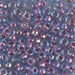 6-340:  HALF PACK 6/0 Hot Pink Lined Aqua AB Miyuki Seed Bead approx 125 grams - 6-340_1/2pk