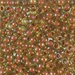 6-345:  HALF PACK 6/0 Salmon Lined Peridot Luster Miyuki Seed Bead approx 125 grams - 6-345_1/2pk