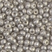 6-3956: HALF PACK 6/0 Silver Miyuki Baroque Bead approx 50 grams - 6-3956_1/2pk