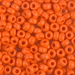 6-406:  HALF PACK 6/0 Opaque Orange Miyuki Seed Bead approx 125 grams - 6-406_1/2pk