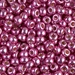 6-4210:  HALF PACK 6/0 Duracoat Galvanized Hot Pink Miyuki Seed Bead approx 125 grams - 6-4210_1/2pk