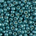 6-4217F:  HALF PACK 6/0 Duracoat Galvanized Matte Dark Sea Foam Miyuki Seed Bead approx 125 grams - 6-4217F_1/2pk