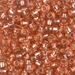 6-4262:  HALF PACK 6/0 Duracoat Silverlined Dyed Rose Copper Miyuki Seed Bead approx 125 grams - 6-4262_1/2pk