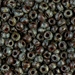 6-4503:  HALF PACK 6/0 Transparent Flame Red Picasso Miyuki Seed Bead approx 125 grams - 6-4503_1/2pk