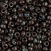6-4504:  HALF PACK 6/0 Transparent Ruby Picasso Miyuki Seed Bead approx 125 grams - 6-4504_1/2pk