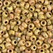 6-4512:  HALF PACK 6/0 Opaque Yellow Picasso Miyuki Seed Bead approx 125 grams - 6-4512_1/2pk
