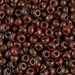 6-4513:  HALF PACK 6/0 Opaque Red Picasso Miyuki Seed Bead approx 125 grams - 6-4513_1/2pk