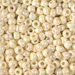 6-486:  HALF PACK 6/0 Ivory Pearl Ceylon AB Miyuki Seed Bead approx 125 grams - 6-486_1/2pk