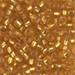 6-4F:  HALF PACK 6/0 Matte Silverlined Dark Gold Miyuki Seed Bead approx 125 grams - 6-4F_1/2pk