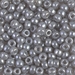 6-526:  HALF PACK 6/0 Silver Gray Ceylon Miyuki Seed Bead approx 125 grams - 6-526_1/2pk