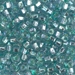 6S-3275:  HALF PACK 6/0 Sq Hole Rococo Silverlined Aqua Amethyst  Miyuki Seed Bead approx 125 grams - 6S-3275_1/2pk