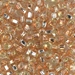 6S-3278:  HALF PACK 6/0 Sq Hole Rococo Silverlined Jonquil Peach  Miyuki Seed Bead approx 125 grams - 6S-3278_1/2pk