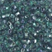 6S-3281:  HALF PACK 6/0 Sq Hole Rococo Silverlined Aqua Sapphire  Miyuki Seed Bead approx 125 grams - 6S-3281_1/2pk