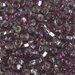 6S-3287:  HALF PACK 6/0 Sq Hole Rococo Silverlined Amethyst Crystal  Miyuki Seed Bead approx 125 grams - 6S-3287_1/2pk