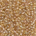 8-1003:  HALF PACK 8/0 Silverlined Gold AB Miyuki Seed Bead approx 125 grams - 8-1003_1/2pk