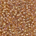 8-1004:  HALF PACK 8/0 Silverlined Dark Gold AB Miyuki Seed Bead approx 125 grams - 8-1004_1/2pk