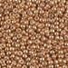 8-1053:  HALF PACK 8/0 Galvanized Yellow Gold Miyuki Seed Bead approx 125 grams - 8-1053_1/2pk