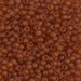 8-133F:  HALF PACK 8/0 Matte Transparent Topaz Miyuki Seed Bead approx 125 grams - 8-133F_1/2pk
