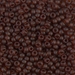8-134F:  HALF PACK 8/0 Matte Transparent Dark Topaz Miyuki Seed Bead approx 125 grams - 8-134F_1/2pk