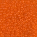 8-138:  HALF PACK 8/0 Transparent Orange Miyuki Seed Bead approx 125 grams - 8-138_1/2pk