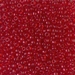 8-140:  HALF PACK 8/0 Transparent Red Orange Miyuki Seed Bead approx 125 grams - 8-140_1/2pk