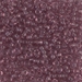 8-142:  HALF PACK 8/0 Transparent Smoky Amethyst Miyuki Seed Bead approx 125 grams - 8-142_1/2pk