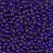 8-1427:  HALF PACK 8/0 Dyed Silverlined Dark Violet  Miyuki Seed Bead approx 125 grams - 8-1427_1/2pk