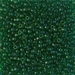 8-146:  HALF PACK 8/0 Transparent Green  Miyuki Seed Bead approx 125 grams - 8-146_1/2pk