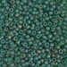 8-146FR:  HALF PACK 8/0 Matte Transparent Green  AB Miyuki Seed Bead approx 125 grams - 8-146FR_1/2pk