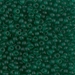 8-147F:  HALF PACK 8/0 Matte Transparent Emerald Miyuki Seed Bead approx 125 grams - 8-147F_1/2pk