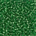 8-15:  HALF PACK 8/0 Silverlined Light Green Miyuki Seed Bead approx 125 grams - 8-15_1/2pk