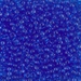 8-150:  HALF PACK 8/0 Transparent Sapphire Miyuki Seed Bead approx 125 grams - 8-150_1/2pk