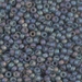 8-152FR:  HALF PACK 8/0 Matte Transparent Gray  AB Miyuki Seed Bead approx 125 grams - 8-152FR_1/2pk