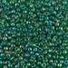 8-179:  HALF PACK 8/0 Transparent Green AB Miyuki Seed Bead approx 125 grams - 8-179_1/2pk