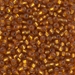 8-2422F:  HALF PACK 8/0 Matte Silverlined Topaz  Miyuki Seed Bead approx 125 grams - 8-2422F_1/2pk