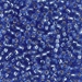 8-2431:  HALF PACK 8/0 Silverlined Dark Cornflower Blue Miyuki Seed Bead approx 125 grams - 8-2431_1/2pk