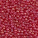 8-254D:  HALF PACK 8/0 Transparent Dark Red AB Miyuki Seed Bead approx 125 grams - 8-254D_1/2pk