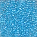 8-260:  HALF PACK 8/0 Transparent Aqua AB Miyuki Seed Bead approx 125 grams - 8-260_1/2pk