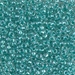 8-2605:  HALF PACK 8/0 Sparkling Aqua Green Lined Crystal AB Miyuki Seed Bead approx 125 grams - 8-2605_1/2pk