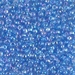 8-299:  HALF PACK 8/0 Pale Sapphire AB Miyuki Seed Bead approx 125 grams - 8-299_1/2pk