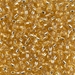 8-3:  HALF PACK 8/0 Silverlined Gold  Miyuki Seed Bead approx 125 grams - 8-3_1/2pk