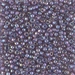 8-360:  HALF PACK 8/0 Lined Light Amethyst AB Miyuki Seed Bead approx 125 grams - 8-360_1/2pk