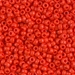 8-407:  HALF PACK 8/0 Opaque Vermilion Red Miyuki Seed Bead approx 125 grams - 8-407_1/2pk