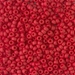 8-408F:  HALF PACK 8/0 Matte Opaque Red  Miyuki Seed Bead approx 125 grams - 8-408F_1/2pk