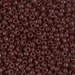 8-409:  HALF PACK 8/0 Opaque Chocolate Miyuki Seed Bead approx 125 grams - 8-409_1/2pk