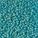 8-412FR:  HALF PACK 8/0 Matte Opaque Turquoise Green AB  Miyuki Seed Bead approx 125 grams - 8-412FR_1/2pk