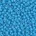8-413:  HALF PACK 8/0 Opaque Turquoise Blue Miyuki Seed Bead approx 125 grams - 8-413_1/2pk